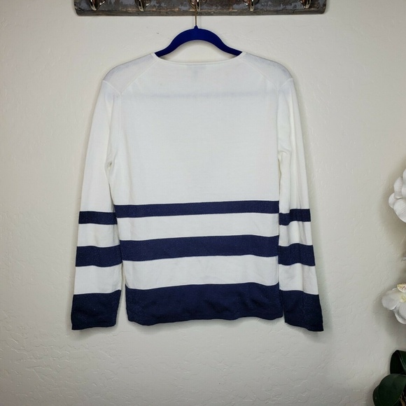 ESCADA Cardigan Striped Lightweight Sweater - Picture 3 of 6